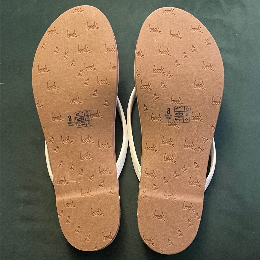 Beek Cream and Tan Sandals - Picture 11 of 11